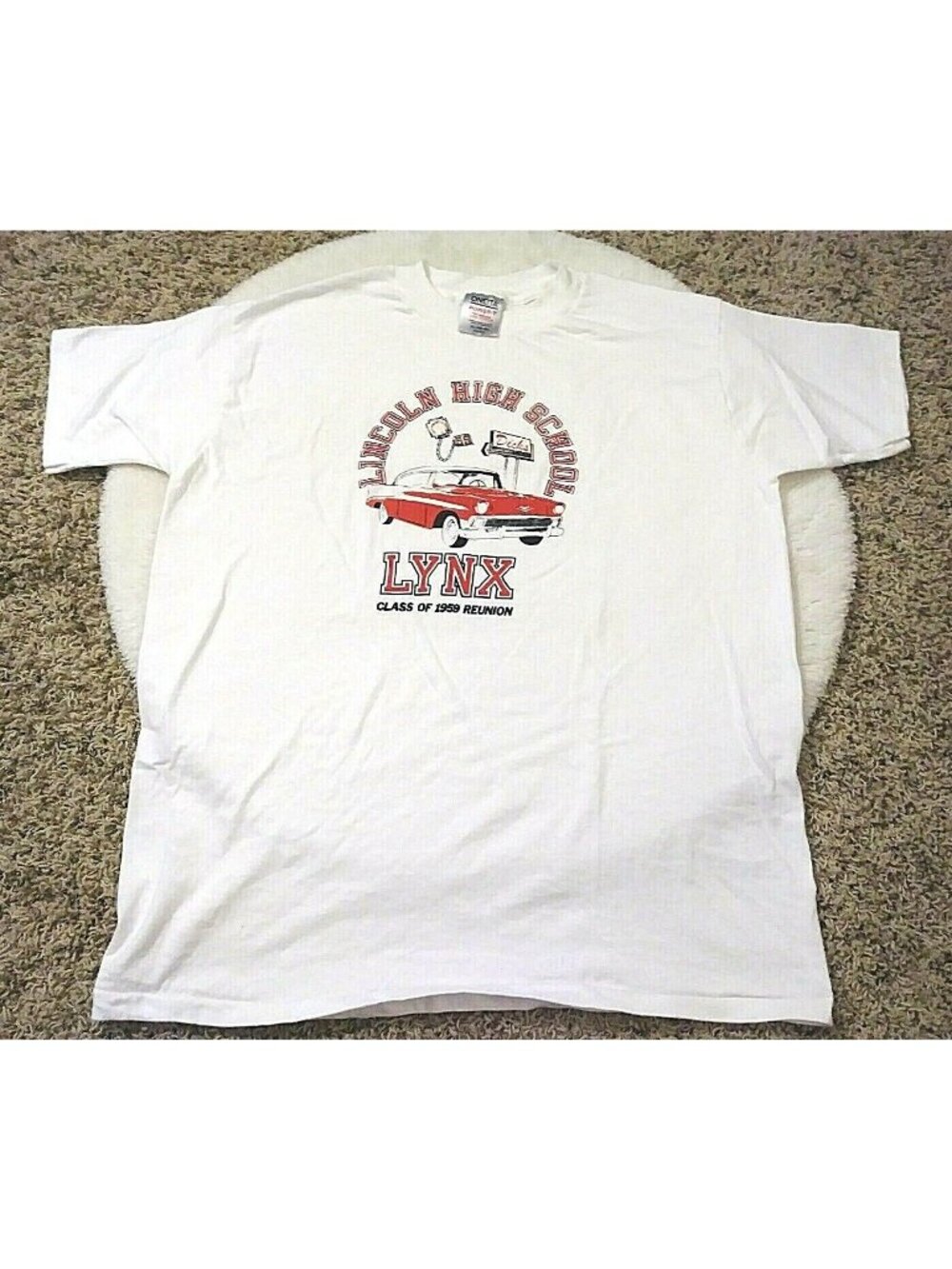 Lincoln High School Class Of 1959 Reunion T Shirt Size XL 46-48 Seattle WA